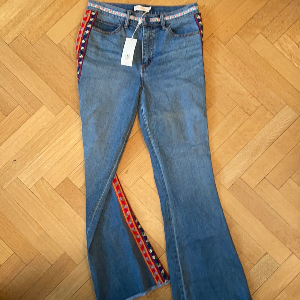 Embroidered TORY BURCH Amy  JEANS!!!